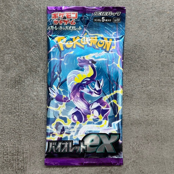 New! Japanese Pokémon TCG: Scarlet & Violet Violet ex Booster Pack SV1V (1) - Picture 1 of 3